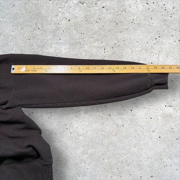 PHUG Anything Is Possible Brown Graphic Sweatshirt Embroidered Patch Size M - Picture 10 of 10